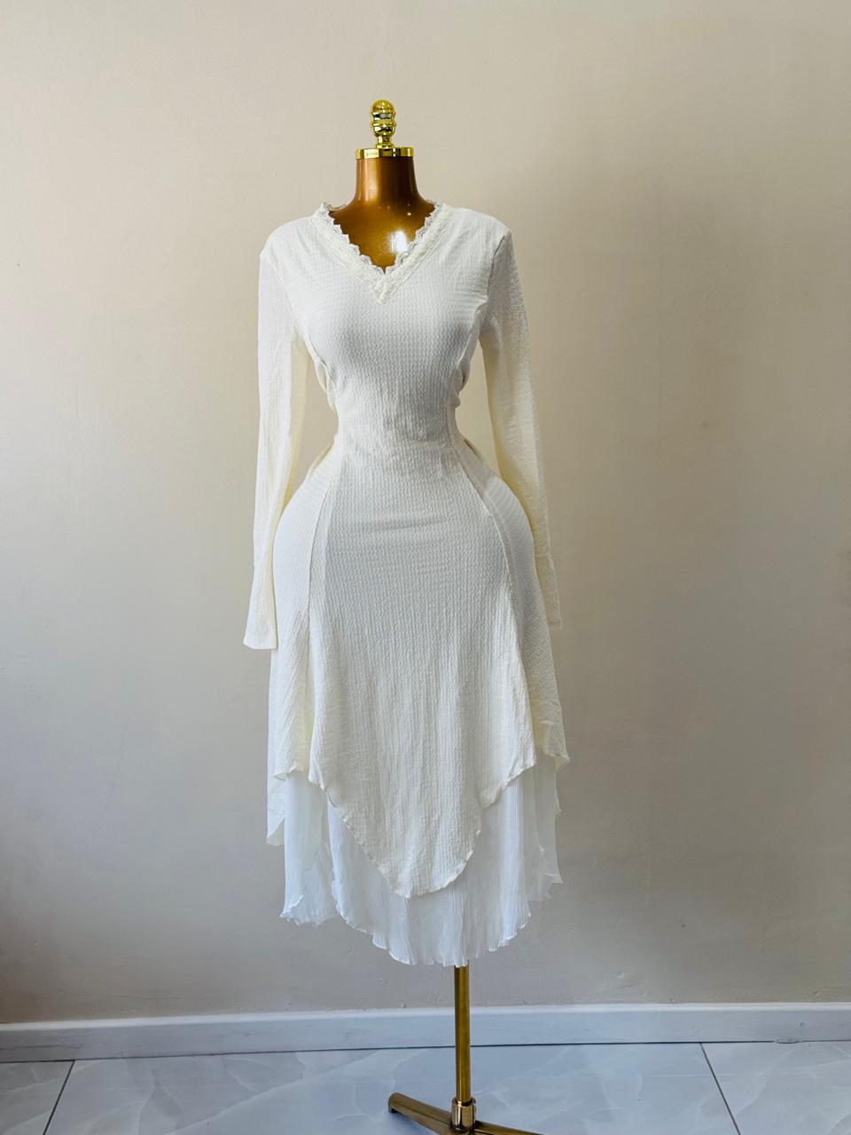 Frill duet chic dress