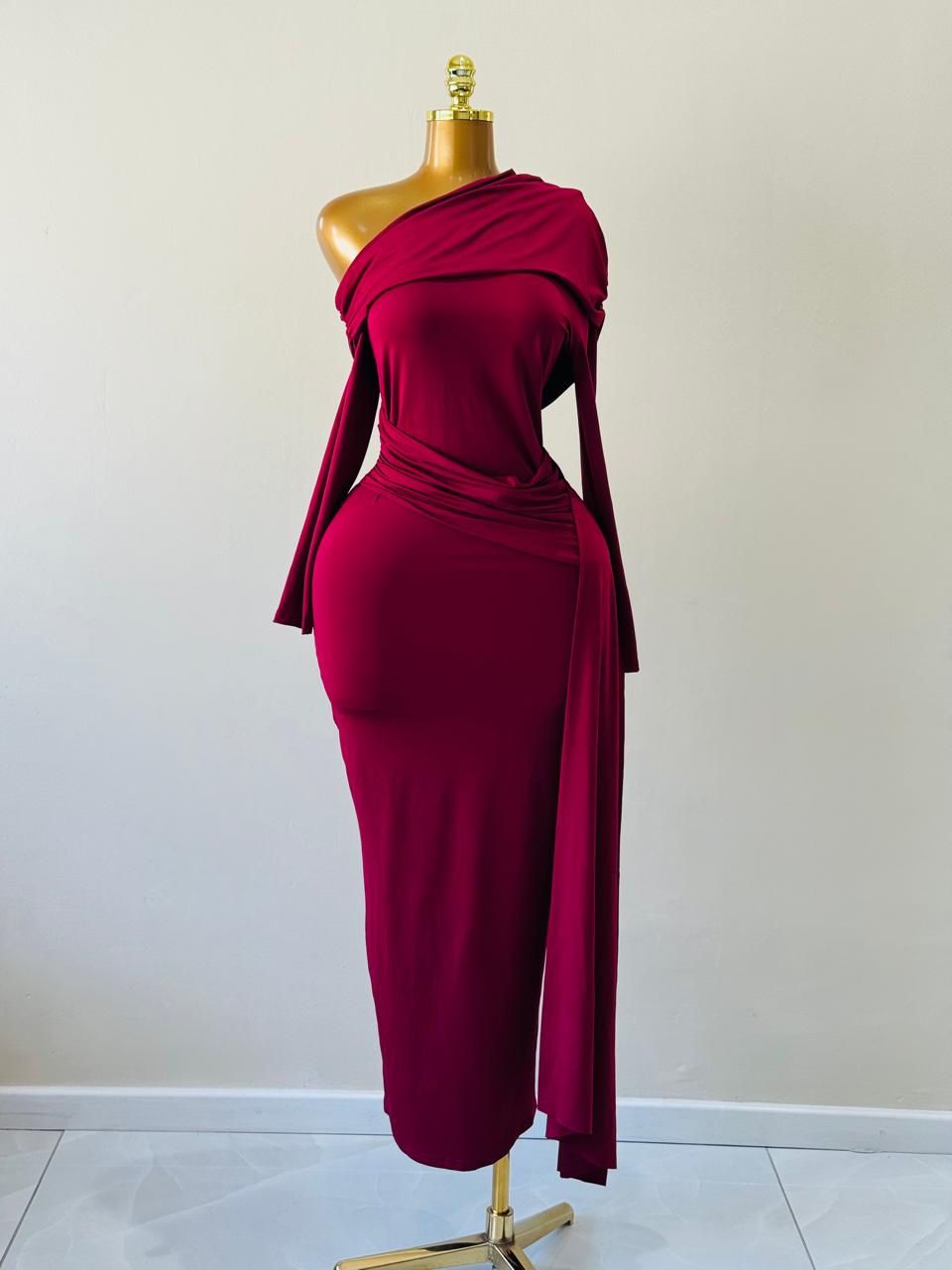 Aped drop shoulder bodycon