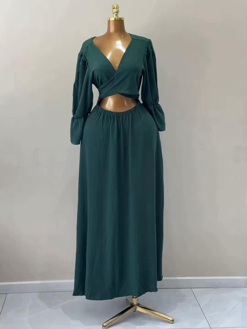 Olive Elan-stylish maxi dress